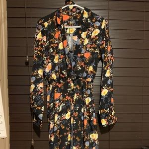 Floral Maxi Robe Dress